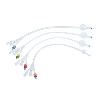 100% Full Silicone Foley Catheters 2way/Drainage Catheter/ CE &amp; ISO Approved / High Quality