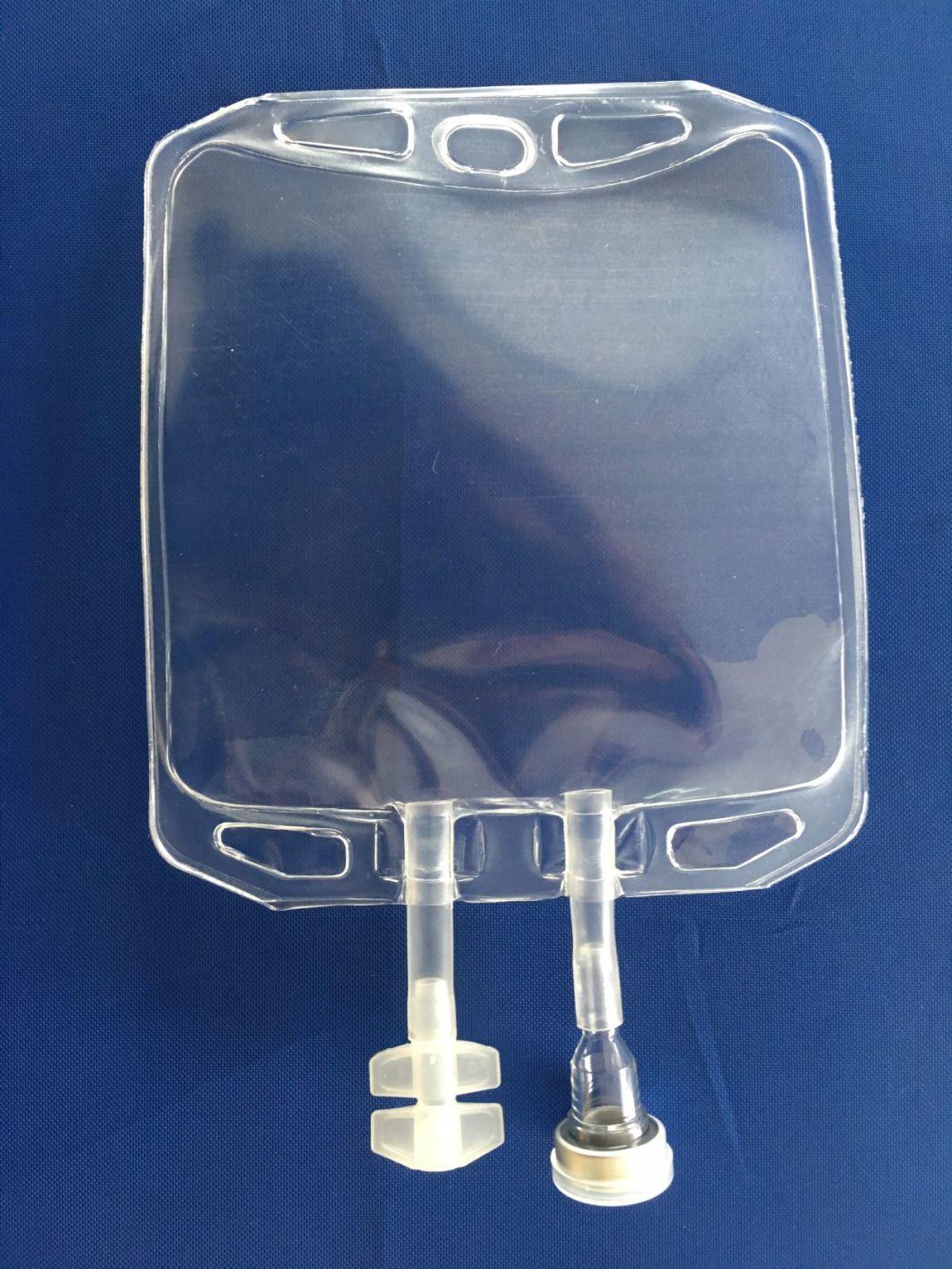 Disposable Non-PVC IV Infusion Bag Double Tube