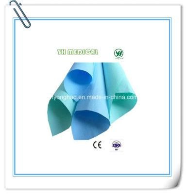 Blue &amp; Green &amp; White Color Crepe Paper