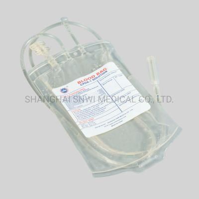 High Quality and Inexpensive Medical 250ml/350ml/450ml/500ml Triple Blood Bag for Single Use