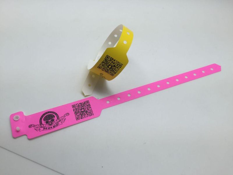 Plastic Wristbands Vinyl Bracelet Events Wristbands