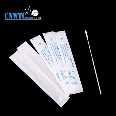 Medical Disposable Specimen Collection Sterile Nylon Flocked Nasopharyngeal Swab Throat Oral Nasal Swab