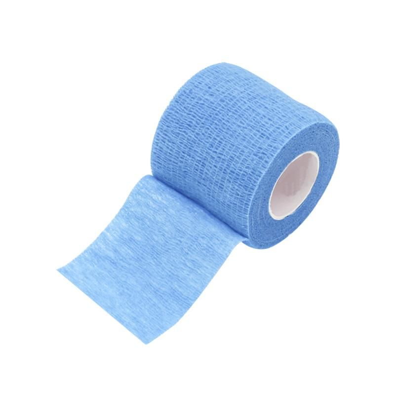 Non Woven Cotton Easy Tear Self Adhesive Vet Wrap Adhesive Elastic Cohesive Bandage