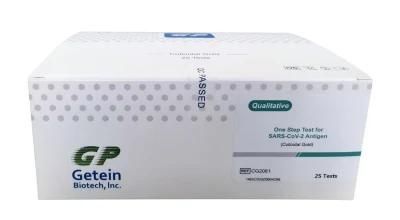 One Step Antigen Rapid Test Kit Swab Test in Stock Getein Brand Layman Test