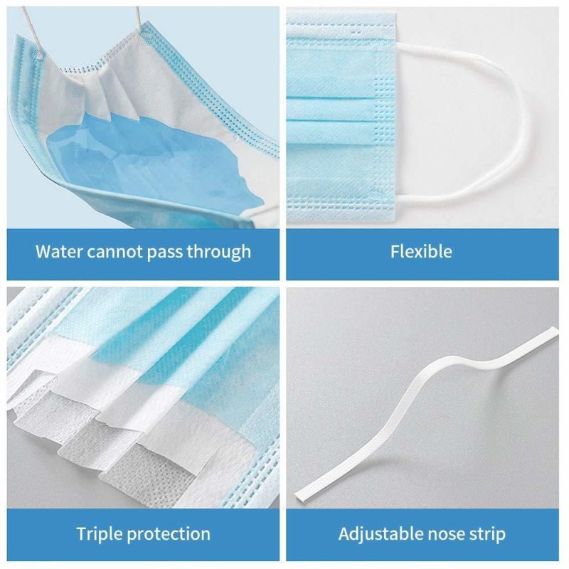 Disposable Surgical Masks Tri Layer