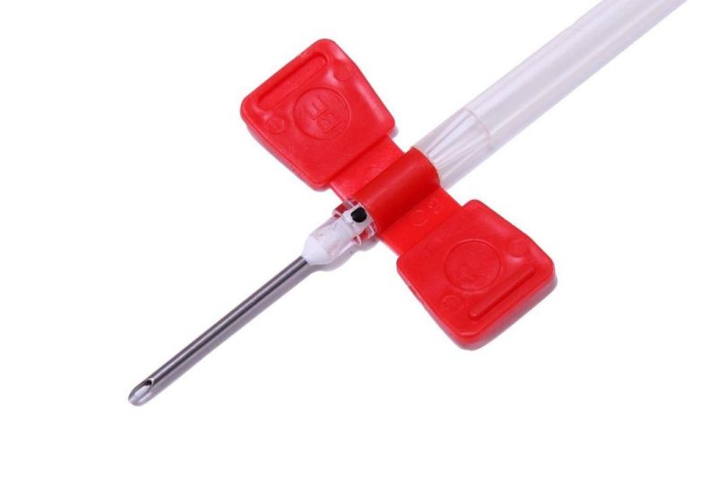 Factory Sale Hospital Hematodialysis Safety Fistula Needle with Rotating and Fixed Wing