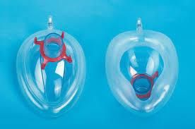 Medical Breathing PVC Anesthesia Facial Masks