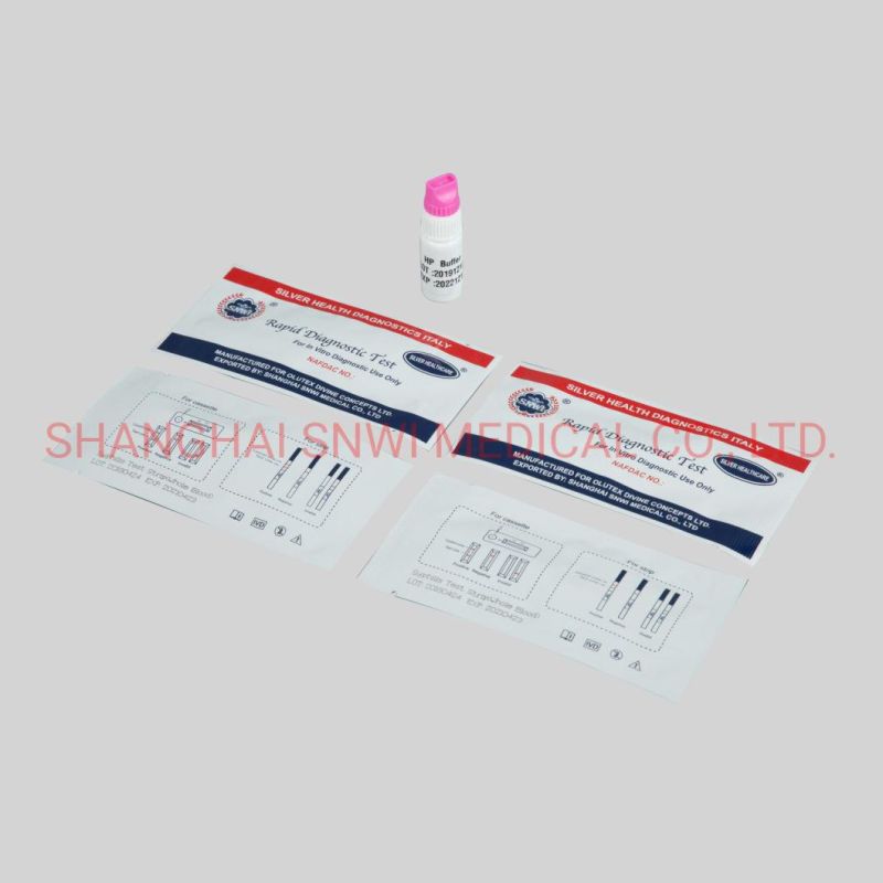 CE Certificated One Step Infectious Diseases Malaria/HCV/Hbsag/H. Pylori/Syphilis Rapid Test Kit Strip Device Cassette