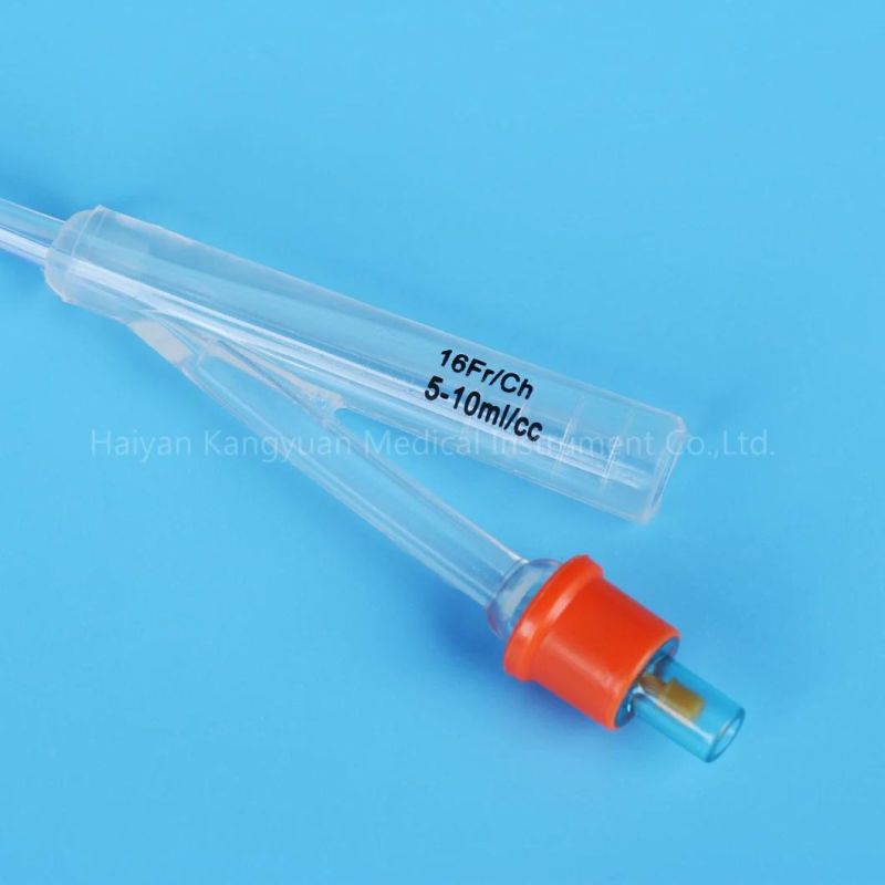 More Comfortable Suprapubic Silicone Foley Catheter
