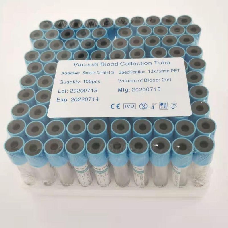 Coagulation Tube Sodium Citrate 3.2% for Blood Collection