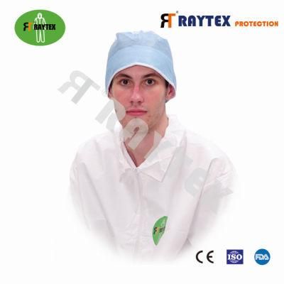 Nonwoven Polypropylene Hand Made PP Doctor Cap with Elastic/Ties