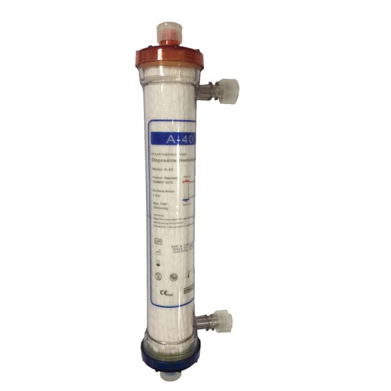 CE ISO Medical Low Flux and High Flux Blood Hemodialysis Dialyzer