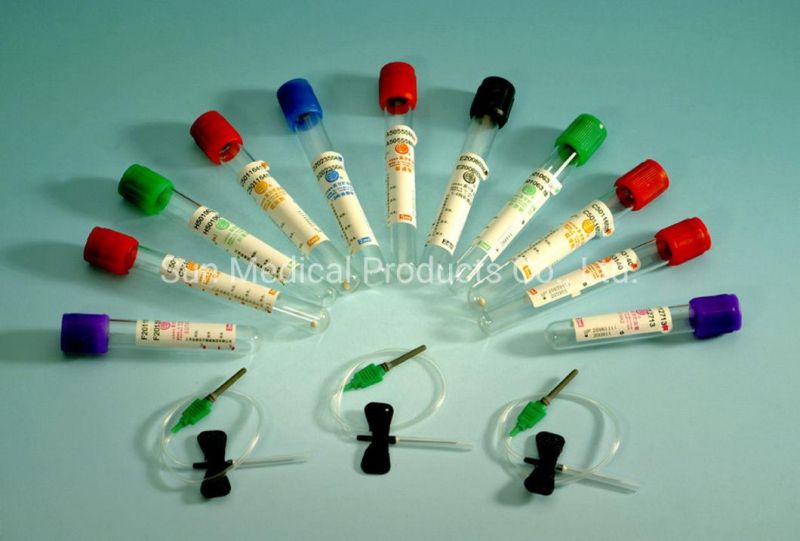 CE&ISO EDTA Vacuum Blood Collection Tube- Glucose Plain Tube