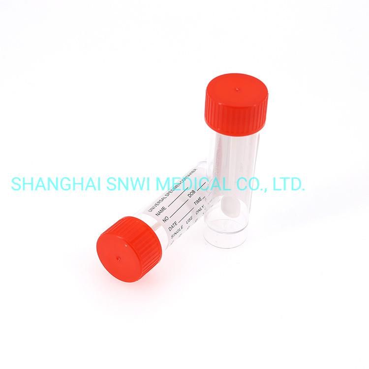 Disposable Medical Lab Use Stool Sample Collection Container with Spoon
