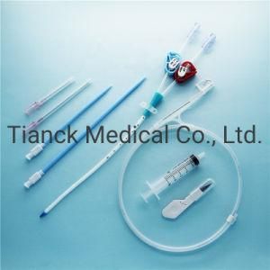 Disposable Double/Triple Lumen Hemodialysis Dialysis Catheter