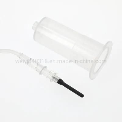 Disposable Safety Blood Collection Needle Syetem, Safety Scalp Vein Set, Butterfly Needle with Sheath and Holder