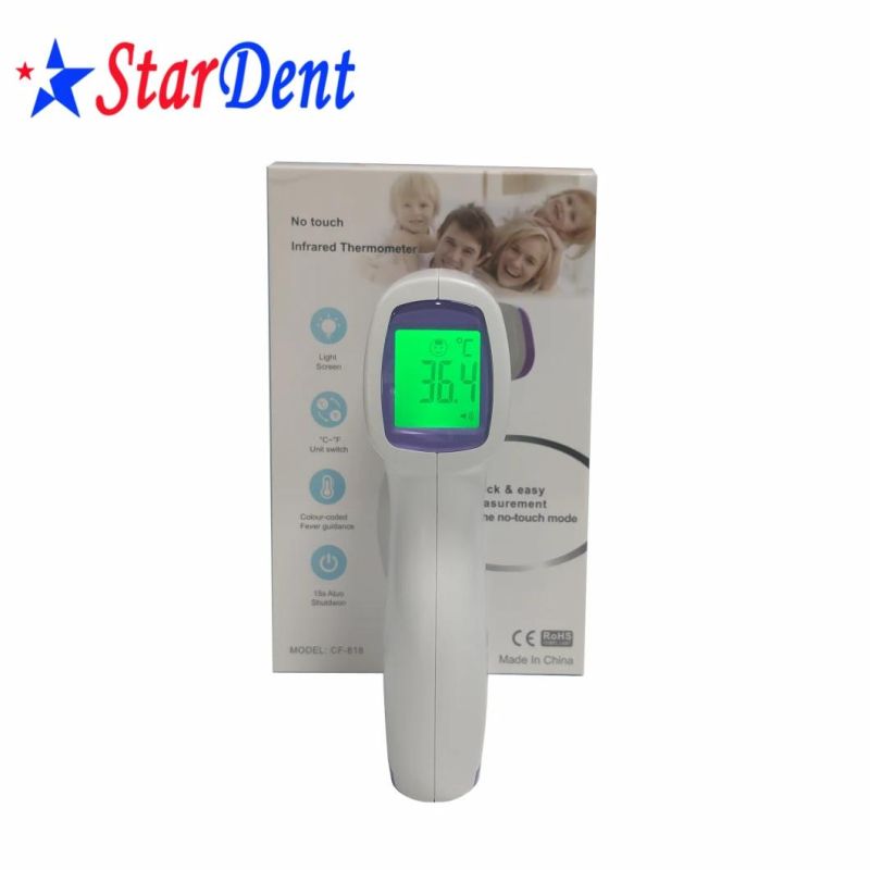 Ready to Ship Forehead Non Contact Infrared Thermometer Precision Digital Body Thermometers