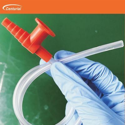 Medical Grade PVC Suction Tube T Y Plain Tip and Cap Optional for Various Patients
