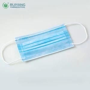 Wholesale Disposable Medical Mask 3ply Woven Face Mask Earloop for Virus Protection Mask Mascarillas