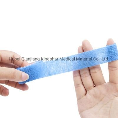 Non Woven Cotton Easy Tear Self Adhesive Vet Wrap Adhesive Elastic Cohesive Bandage