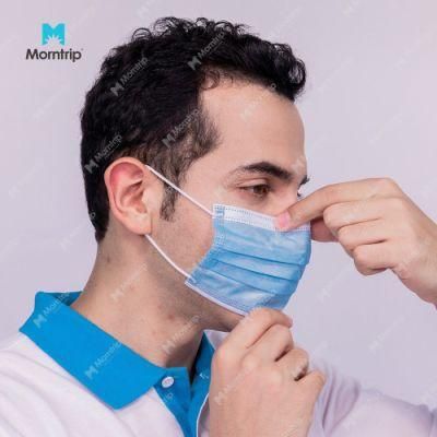 Disposable 3-Ply Protective Waterproof Medical Hypoallergenic Face Mask