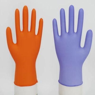 Blue Nitrile Gloves Surgical Examination Work Gloves Disposable Nitirle and Latex Eam Gloves Powder Free
