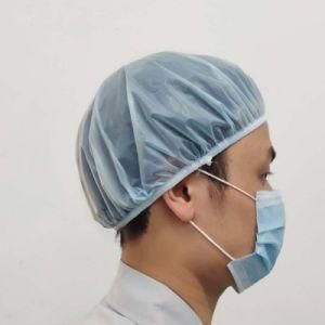 Dental Nursing Scrub Mob Mop Work Personal Protective SMS Snood PE PP Disposable Medical Surgical Non-Woven Head Cover Bouffant Hood Caps