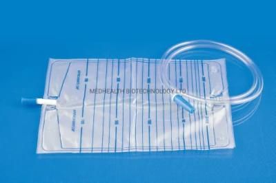 Medical Disposable Urine Bag with T/Pull-Push Value with CE Mark