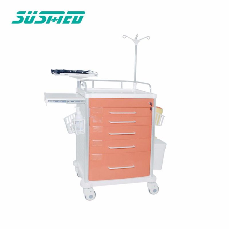 Transfer Functional Medical Nursing Emergency Drug Treatment Portable Trolley