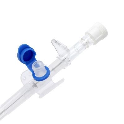Disposable IV Cannula with Butterfly Wings and Injection Port
