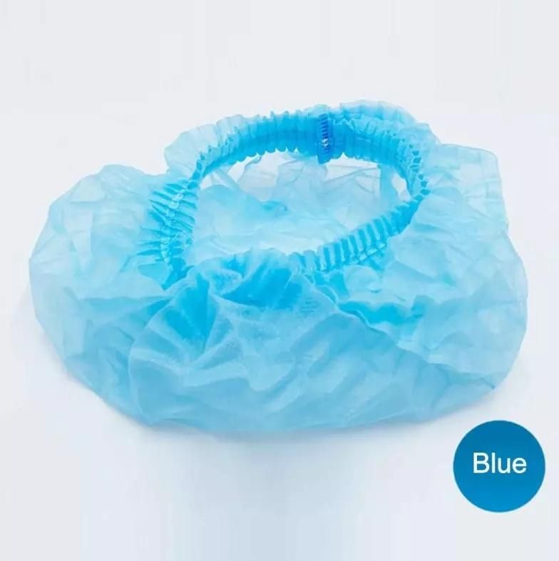 Non-Woven Hair Shower Anti-Dust Shoe Disposable Pleated Cover Cap