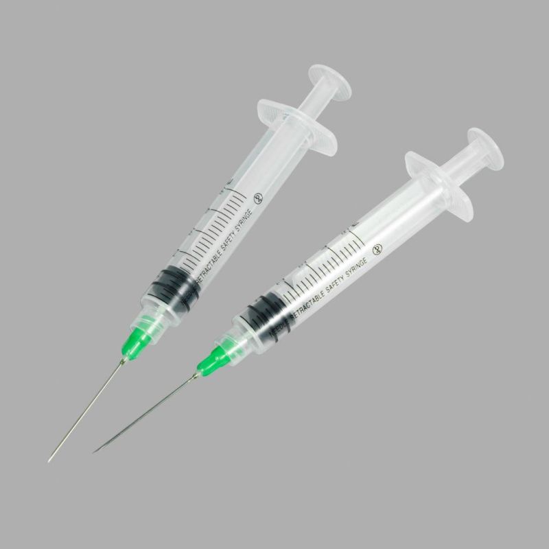 Disposable Medical Grade PP Syringe for Single Use with All Sizes