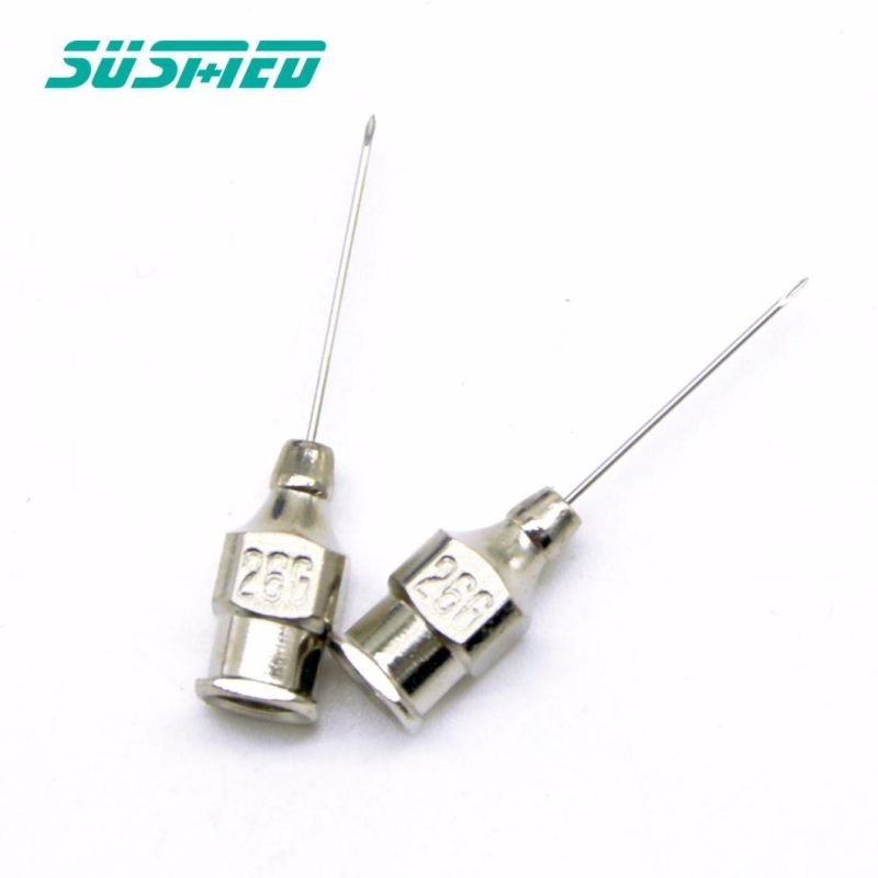 Veterinary Stainless Steel Needles Animal Syringes Needle with Copper Hub