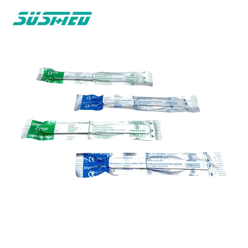 Veterinary Disposable Stainless Steel Sterile Surgical Blades