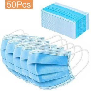 Bfe 98+ CE Certified En14683 Protective Surgical Mask 3-Ply Disposable Surgical Medical Face Mask