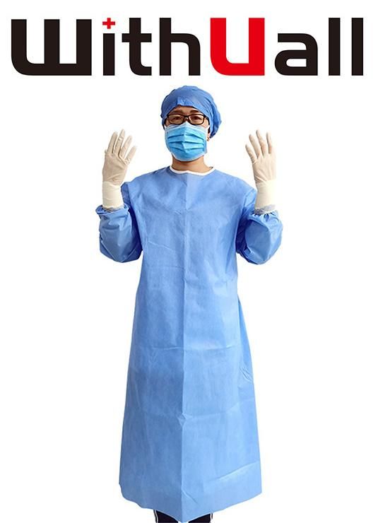 Level 3 SMS/SMMS /PP PE Surgical Gown Sterile