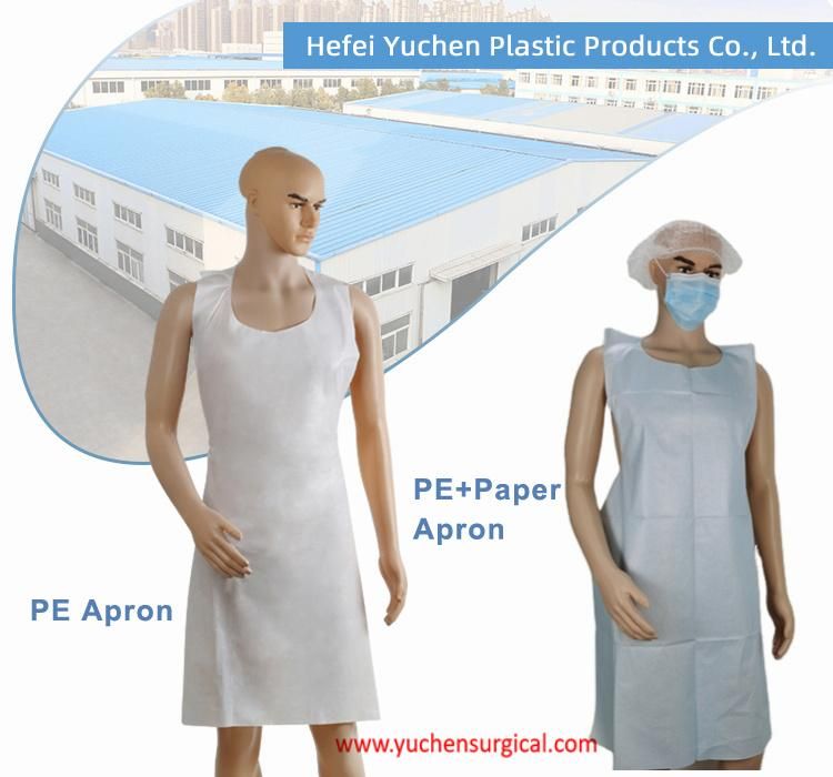 Factory Directly Sale Cheap Disposable PE Apron on Roll for Protection