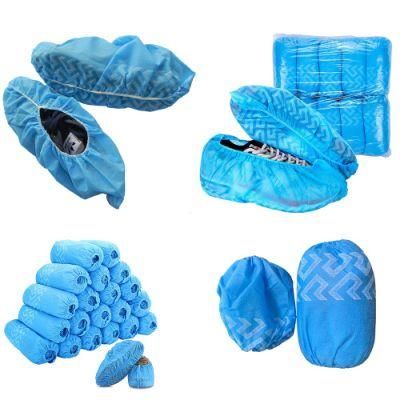 PPE Premium Clean Room Anti Slip Bowling PP Non Woven Disposal Shoe Covers
