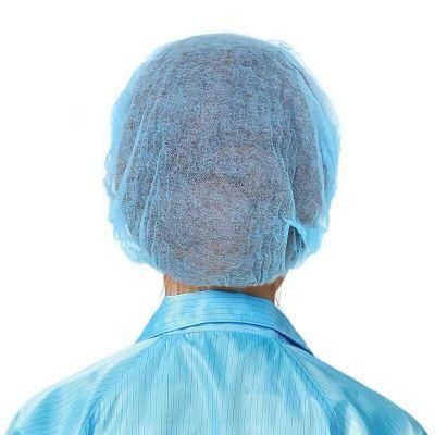 Disposable Blue PP Mop Cap Nonwoven Cap Strip Cap