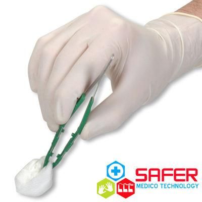 Medical Disposable Latex Glove with Pre-Powdered 240mm Length