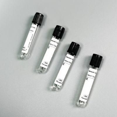 Siny Disposable Medical Supplier Black Cap 3.8% Sodium Citrate ESR Blood Collection Vacuum Tubes with CE