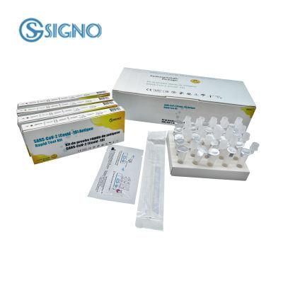 Hoting Sell in China ISO13485 Antigent Saliva Rapid Swab Test Nasal Kit