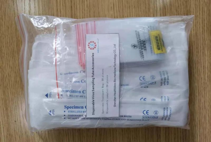 Medical Disposable Virus Sampling Tube Specimen Collection Tube Swab Kit for Vtm Transport Medium