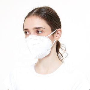 Disposable Face Mask, White 5-Ply Protection. Pollen and Haze-Proof with Elastic Earloop and Nose Bridge Clip-325704