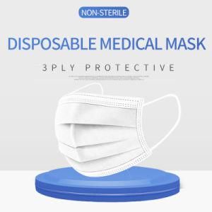Disposable CE Surgery 3 Ply Adult Medical Non Woven Safety Protective Elastic Typeiir Face Mask