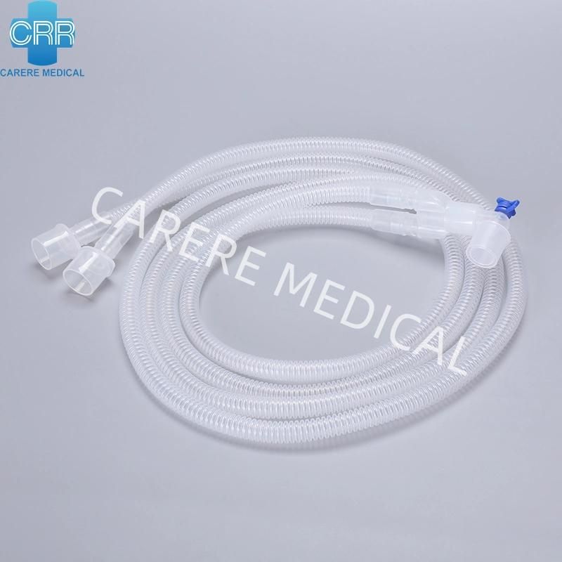 Disposable Anesthesia Ventilator Breathing Corrugated Expandable Smoothbore Circuit ICU Use