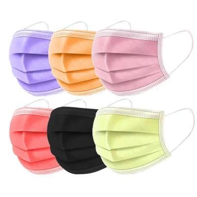 Adult Disposable Non-Woven 3 Ply Wholesale Dust Face Mask