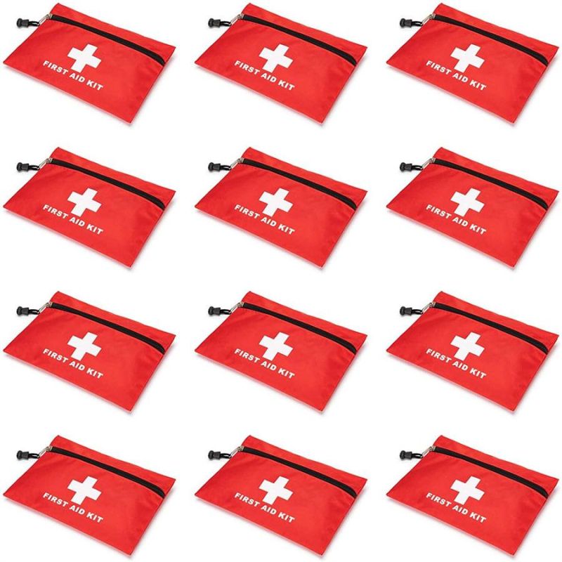 Good Selling Outdoor First Aid Kit Portable Empty Small Emergency Bag Survival with Dual Zippers