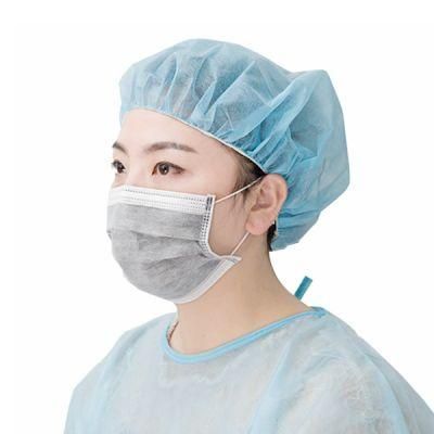 4ply Non-Woven Disposable Soft Comfortable Carbon Filter Face Mask with Earloop