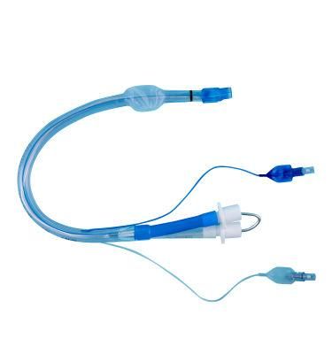 Silicone Reinforced Disposable Double Lumen Endobronchial Tube Set